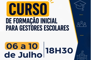 Abertas as inscrições para Curso de Formação Inicial para Gestores Escolares