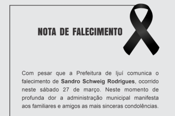 Nota de Falecimento