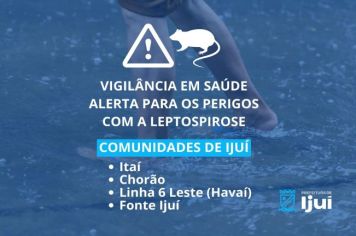 Vigilância em Saúde alerta para os problemas com a Leptospirose