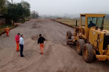 No canteiro de obras!