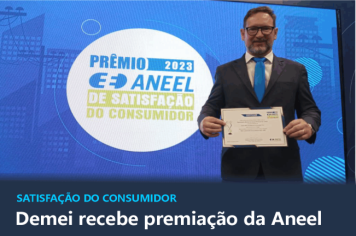 DEMEI recebe premiação da Aneel