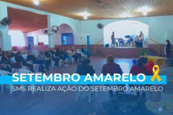 Ação interdisciplinar foi realizada no dia 15, em alusão a campanha Setembro Amarelo