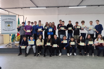 Alunos da rede municipal de Ijuí avançam para a 2ª fase da Olimpíada Brasileira de Inovação, Ciência e Tecnologia