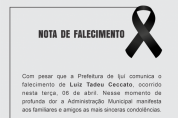 Nota de Falecimento