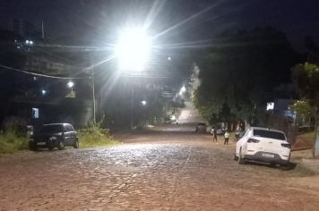Bairro Burtet recebe iluminação em Led