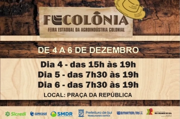 Fecolônia segue até o início da noite deste sábado