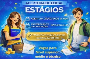 Município de Ijuí abre vagas de estágio a partir do dia 24