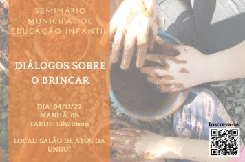 Diálogos sobre o Brincar!