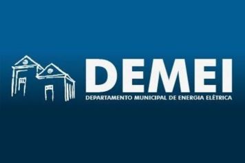 Demei comunica desligamentos programados para próxima semana