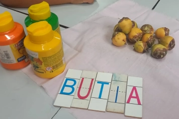Estudantes da EMF Anita Garibaldi desenvolvem atividade sobre o Butiá