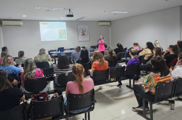 Profissionais da SMS realizam capacitação em Aleitamento Materno