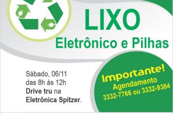 Recolhimento de Lixo Eletrônico!