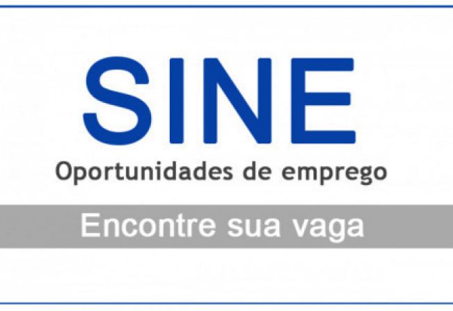 Sine divulga oportunidades de trabalho para esta segunda-feira