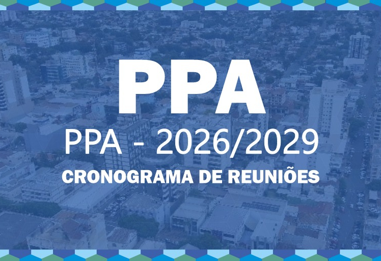 Reuniões do PPA nos bairros seguem na próxima semana