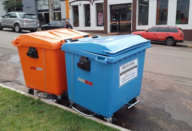 Ijuí conta com sistema de contêineres para recolhimento de lixo urbano e rural