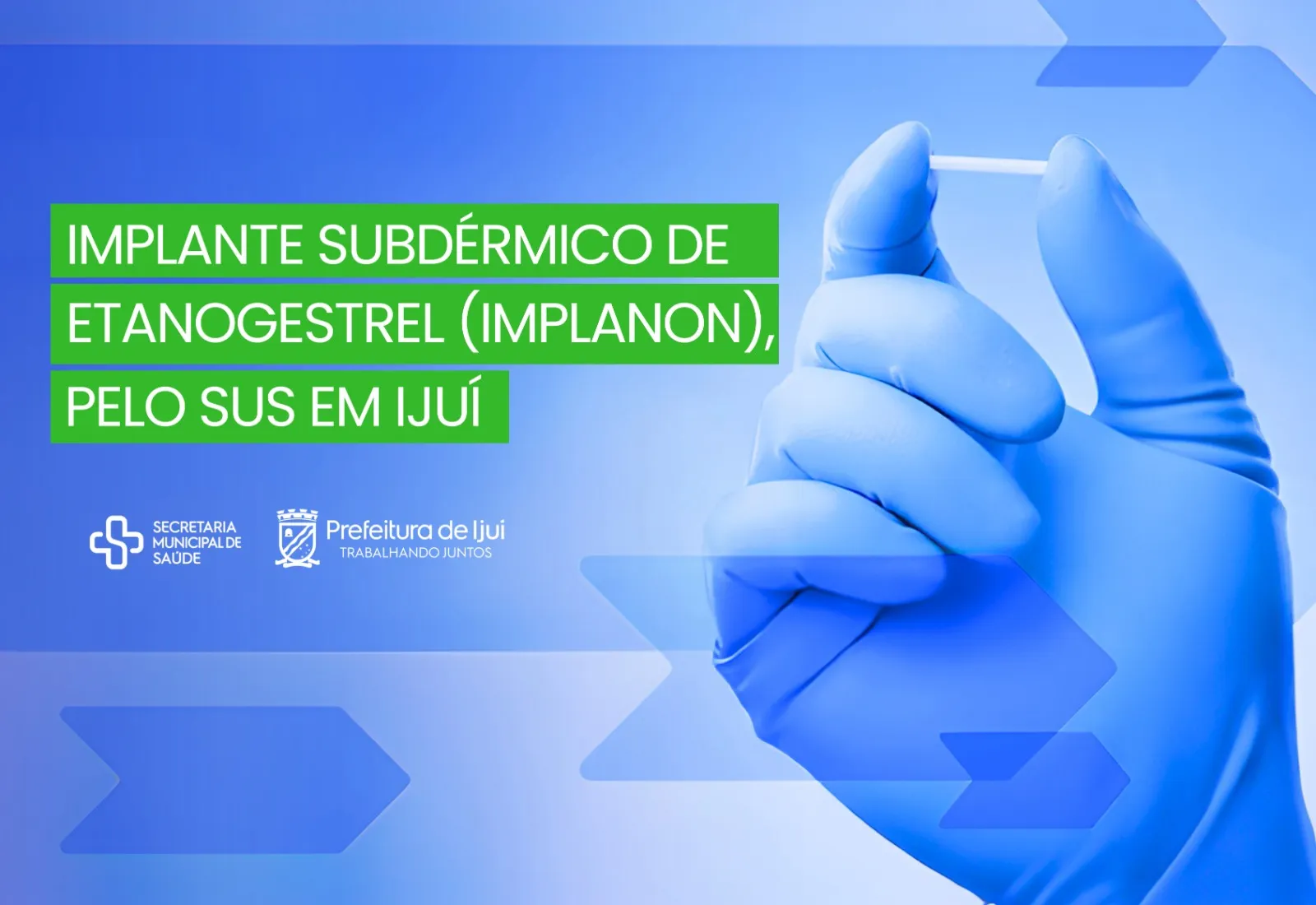 Prefeitura de Ijuí oferece implante contraceptivo gratuito para mulheres de 14 a 49 anos