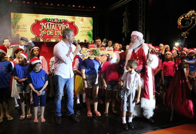 O Papai Noel chegou!