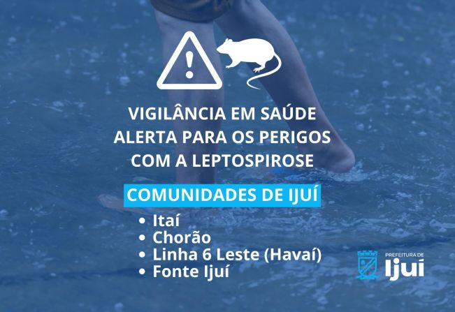 Vigilância em Saúde alerta para os problemas com a Leptospirose