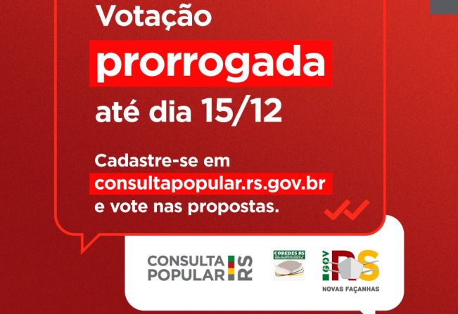 Votação da Consulta Popular é prorrogada