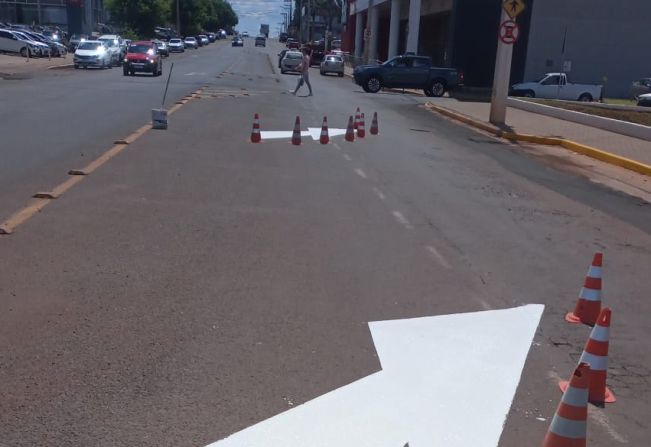 CT revitaliza sinalização viária 