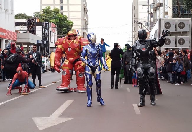 Super-heróis invadiram Ijuí!