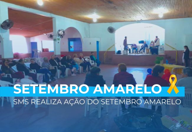 Ação interdisciplinar foi realizada no dia 15, em alusão a campanha Setembro Amarelo