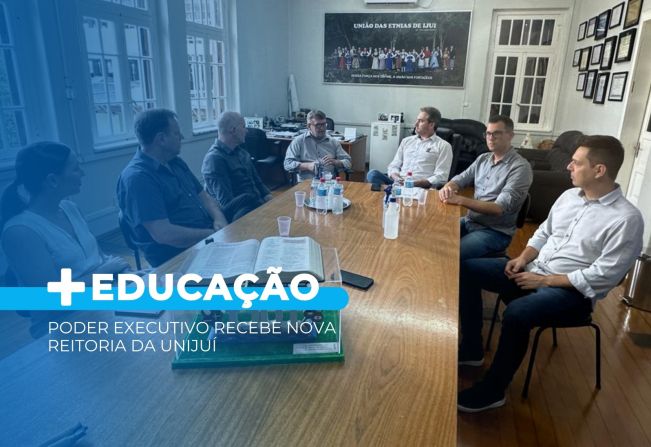 Poder Executivo recebe nova reitoria da Unijuí