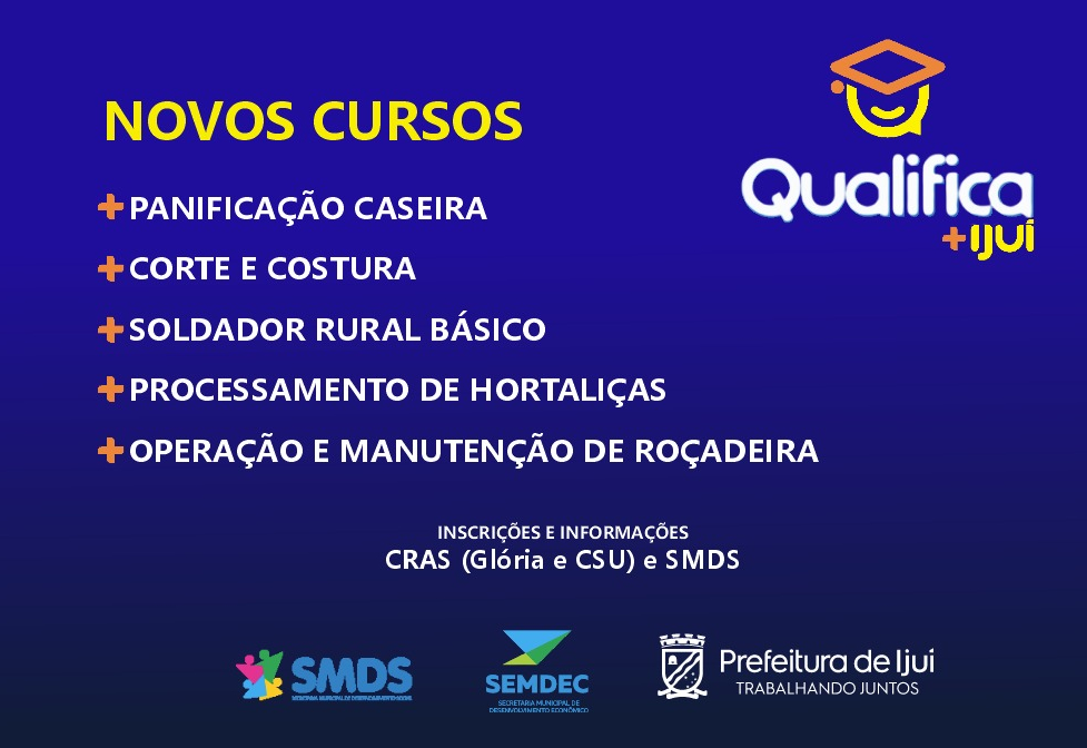 Programa Qualifica + abre inscrições para novos cursos