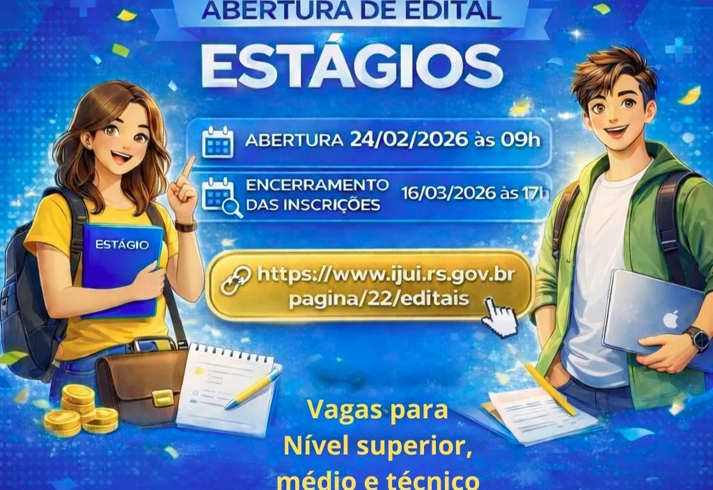 Município de Ijuí abre Processo Seletivo de Estagiários