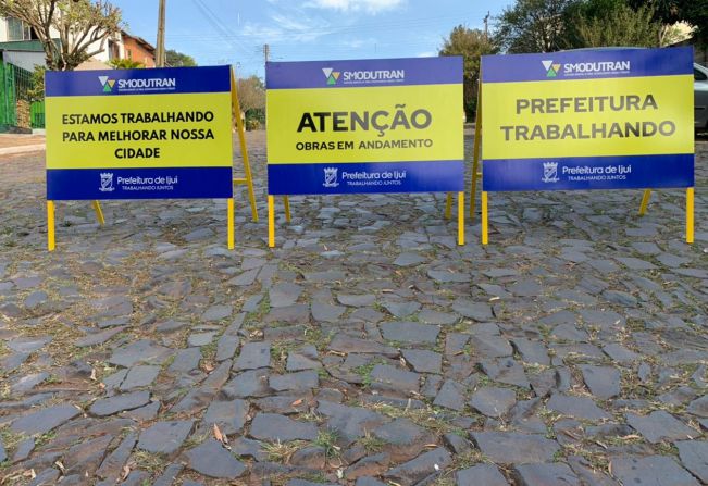 Sinalização de Obras!