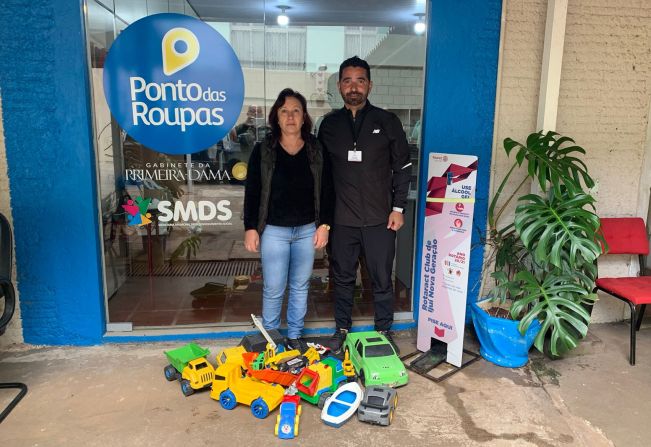 Brinquedos doados!