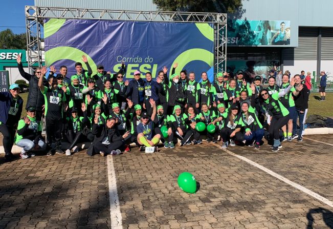 Ijuienses participam da Corrida do SESI em Panambi