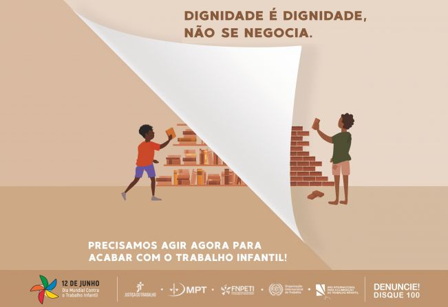 NÃO AO TRABALHO INFANTIL!