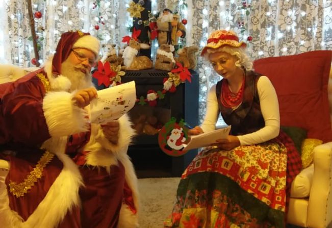 Mais de 10 mil pessoas visitaram a Casa do Papai Noel