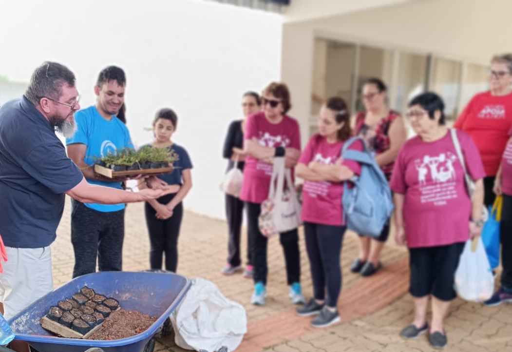 O Parque da Pedreira recebeu o projeto Cultivando Saúde, que aconteceu no último dia 16 de maio. 