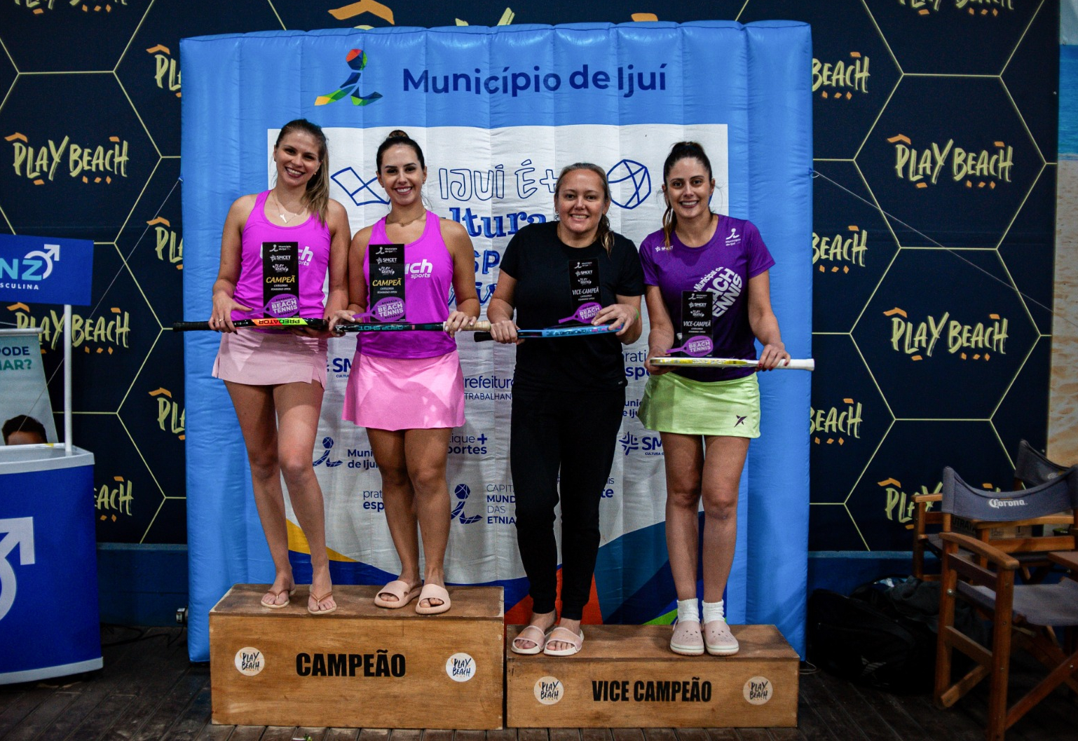 Conheça os vencedores do Campeonato Municipal de Beach Tênis