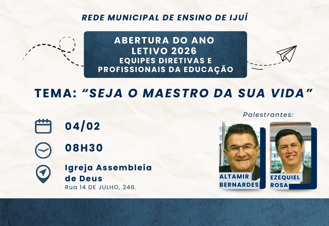 SMEd promove acolhida às equipes diretivas e profissionais da educação para o início do ano letivo de 2026