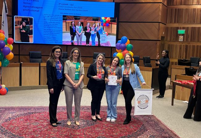 Escola Municipal Deolinda Barufaldi  é vencedora na etapa Estadual do Projeto MPT na Escola 2024